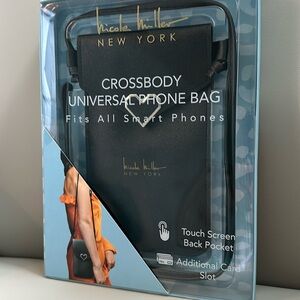 NWT Nicole Miller Crossbody Universal Phone Bag